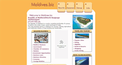 Desktop Screenshot of maldives.biz