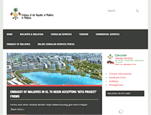 Tablet Screenshot of maldives.org.my